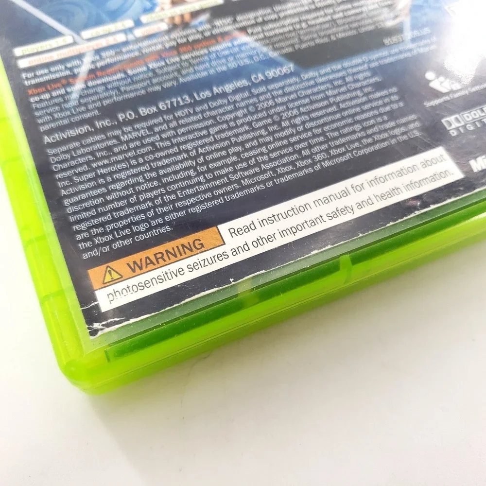 Marvel: Ultimate Alliance (Microsoft Xbox 360, 2006) Complete No Poster Tested